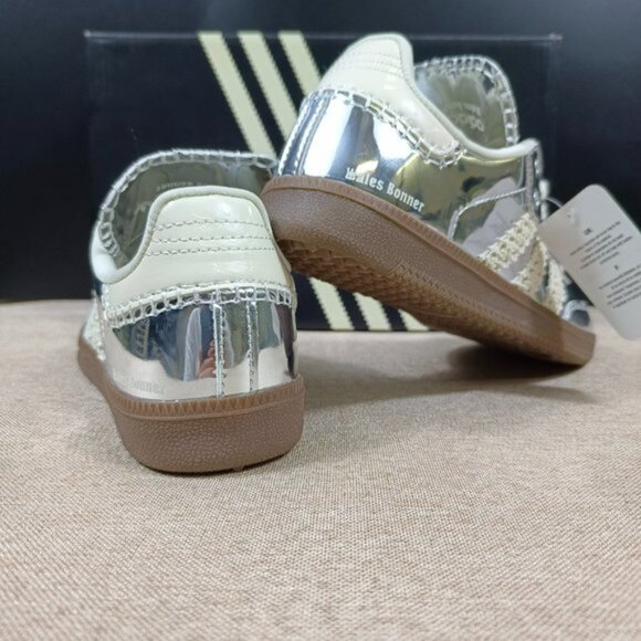🎈🎄Wales Bonner X Adidas Silver Sambas🎈🎄 - Picture 4 of 6